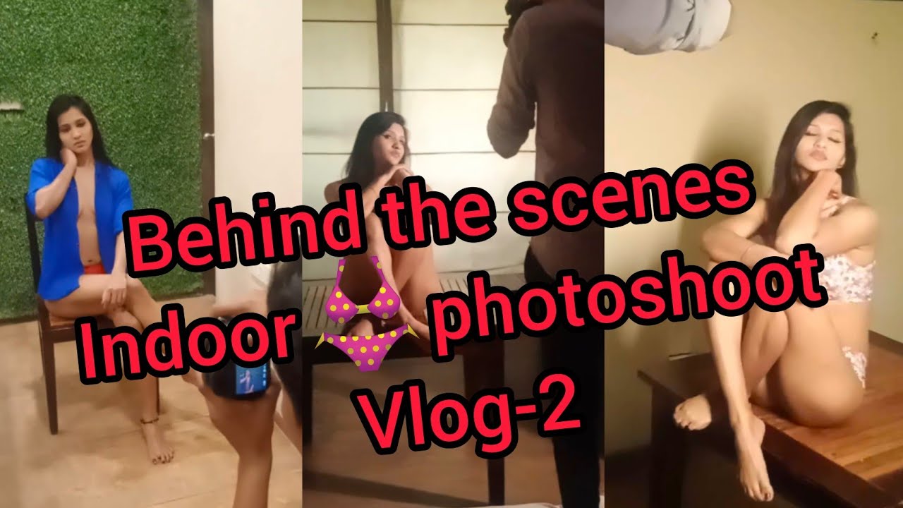 BTS (behind the scenes) indoor bikini photoshoot, vlog-2 | Neha Solanki
