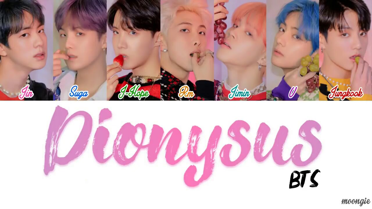 Bts Dionysus  kolay okunuş