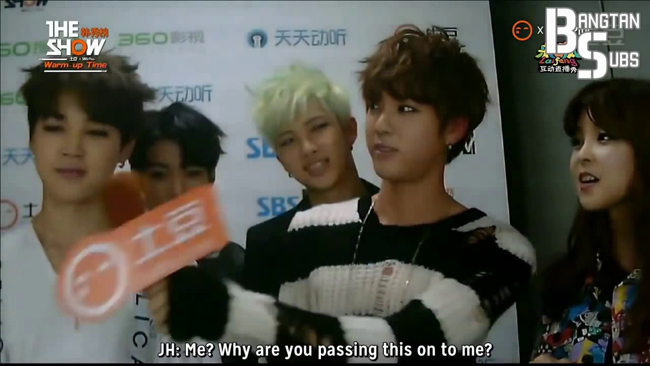 BTS Jin and V speaking Chinese