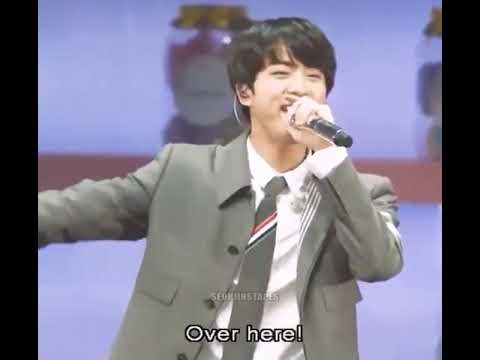 Bts Jin cute moment say Army- bts army