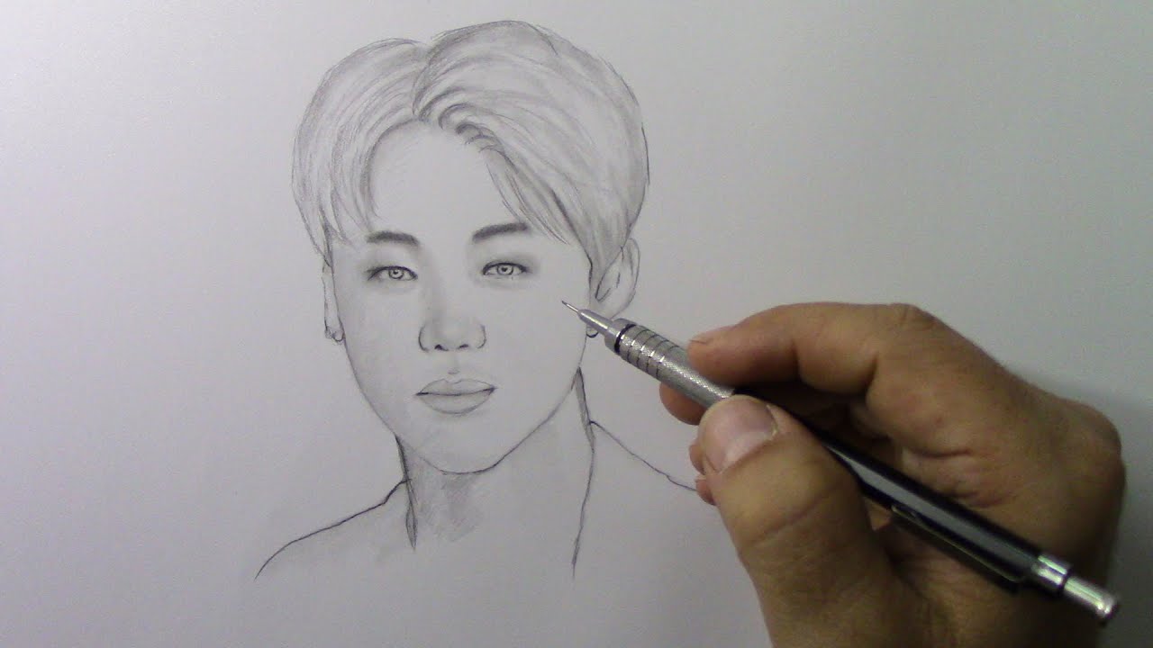 BTS JİMİN Çizimi - BTS JİMİN Drawing
