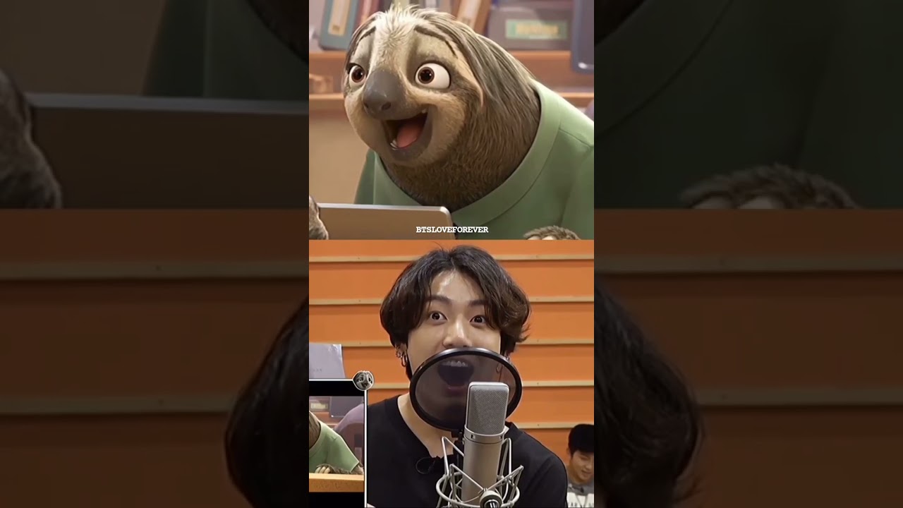#BTS #Jungkook #dubbing #zootopia #Shorts