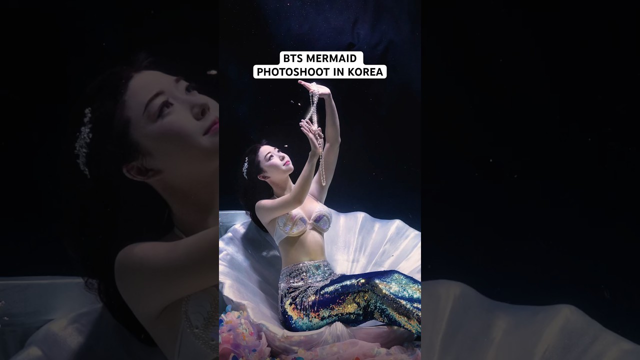 BTS MERMAID PHOTOSHOOT IN KOREA