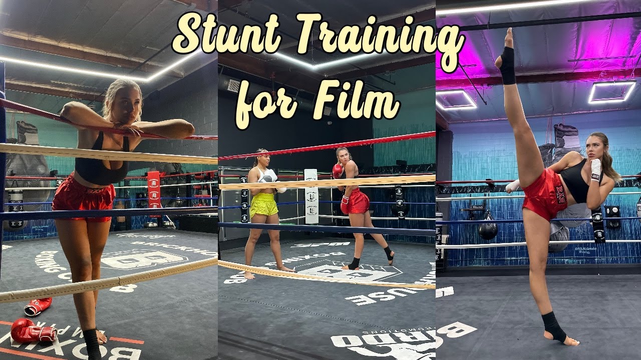 BTS of Antje's First Stunt Kickboxing Scene!