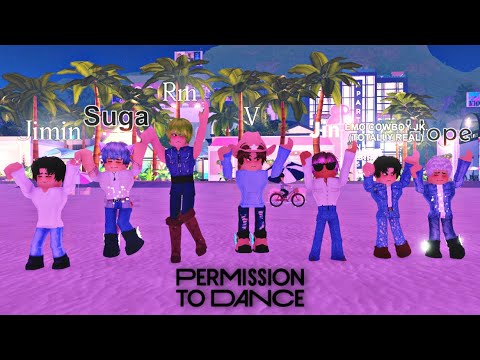 BTS PERMISSION TO DANCE MUSIC VIDEO | roblox royale high
