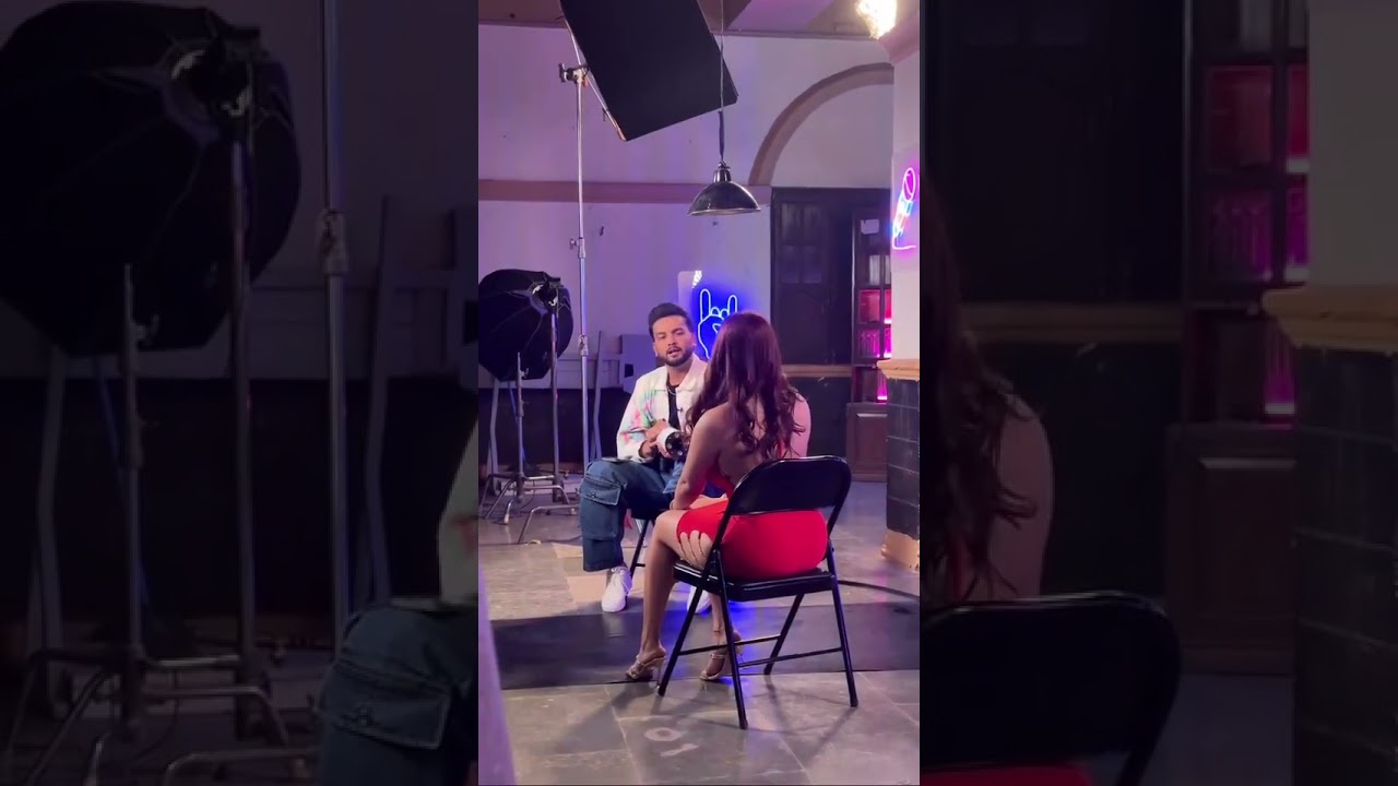 Bts Podcast video| Aditi Mistry & Elvish Yadav reels video | Aditi mistry hot reels | System #shorts