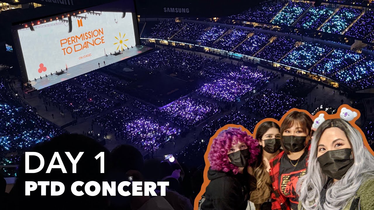 BTS PTD CONCERT LA DAY 1 / Permission to Dance 2021 FANCAM / PERFORMANCE CLIPS / SECTION 522  / 4K