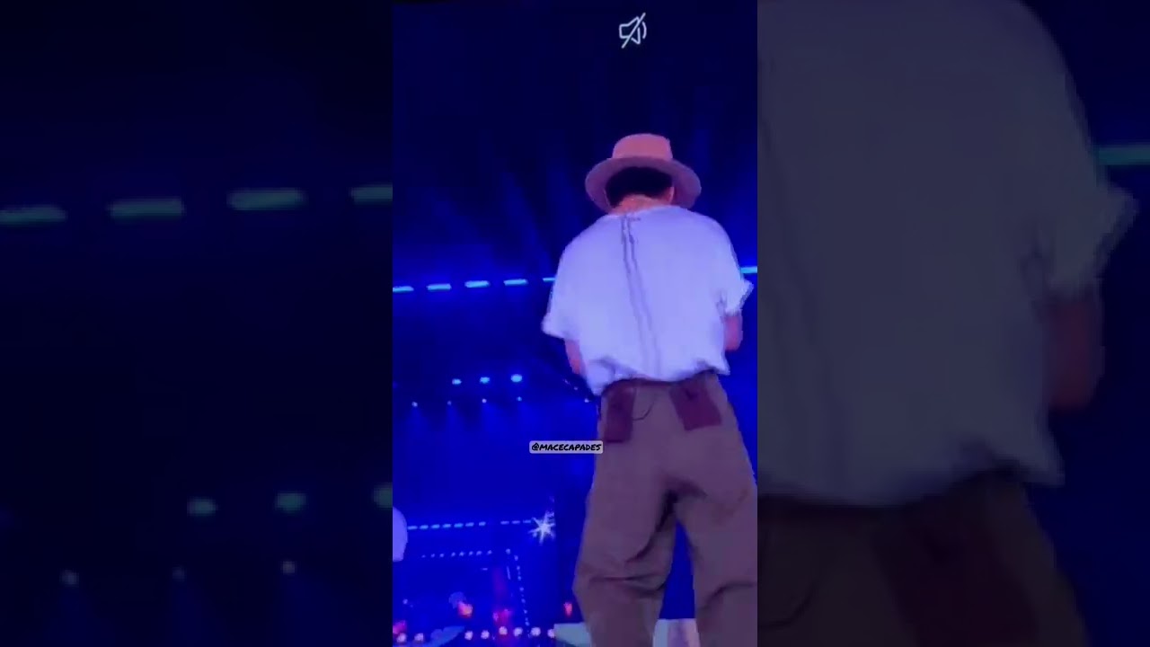BTS PTD LAS VEGAS D4 SHORT GO GO V TAEHYUNG FOCUS “BUTT SLAP” AND JUNGKOOK FUNNY REACTION