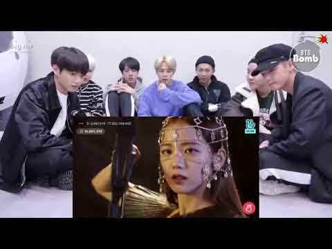 BTS Reaction to BLACKPINK - Kill This Love - Behind the scenes