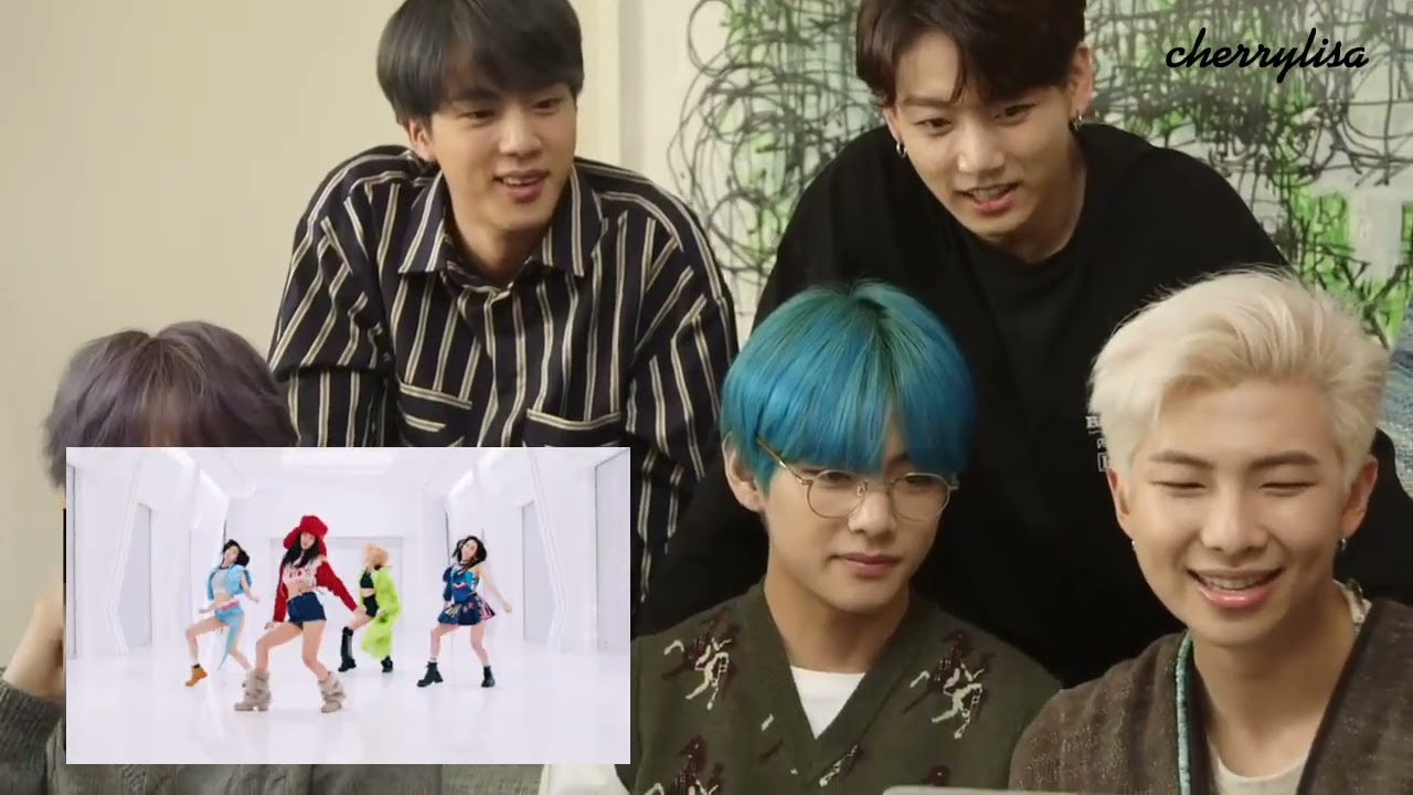 BTS reaction to Blackpink 
