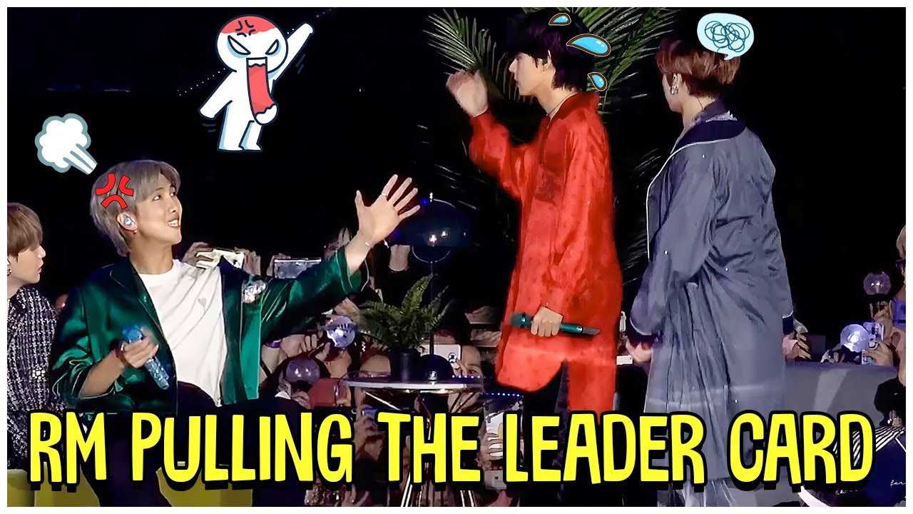 BTS RM Lider Kartını Çekerken