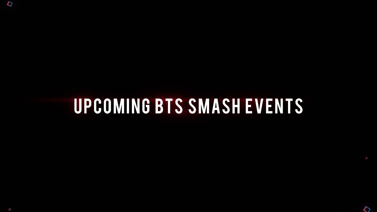 BTS Smash Calendar w/ upcoming events