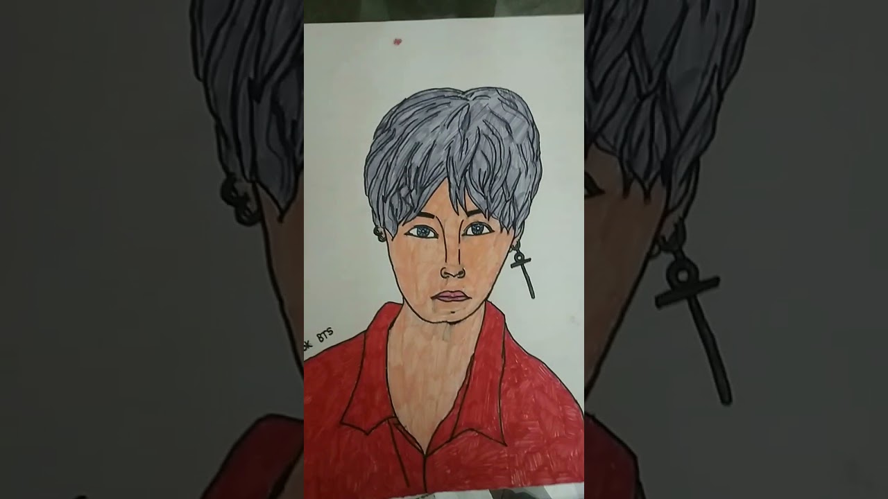BTS Teakook easy Drawing