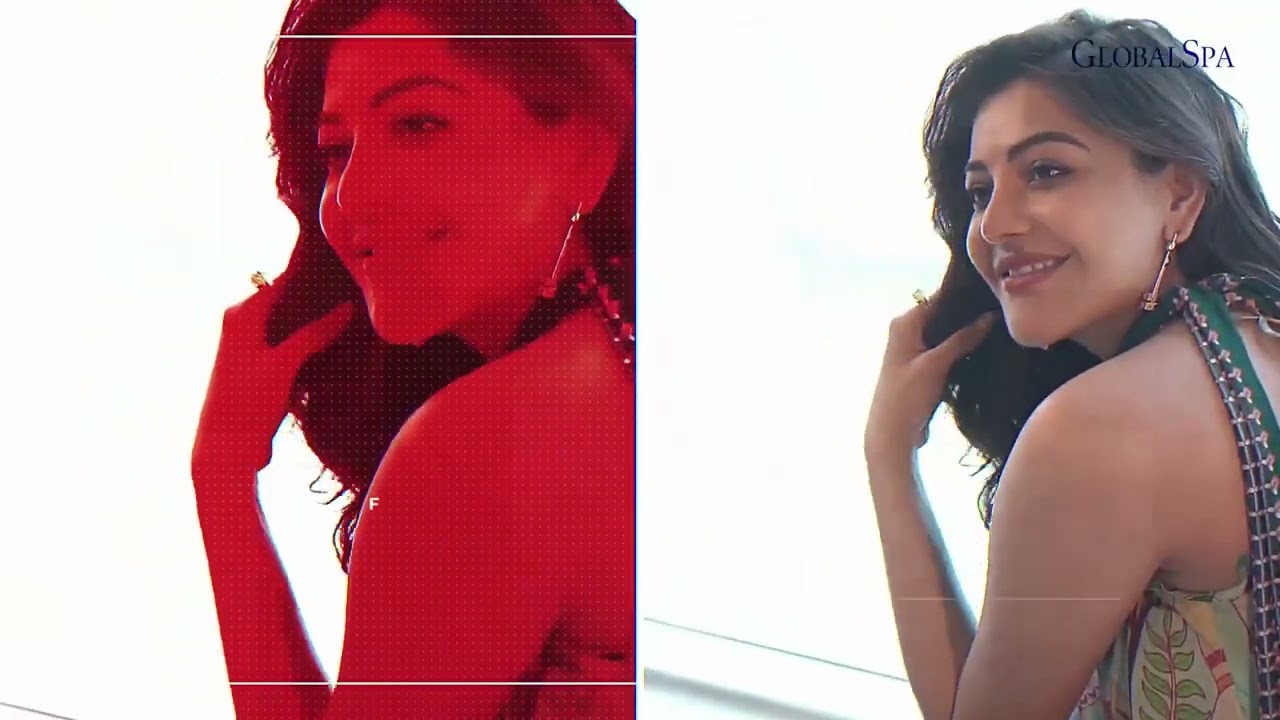 Bts video of Kajal aggarwal cover shoot for Global Spa Magazine Hd  ❤