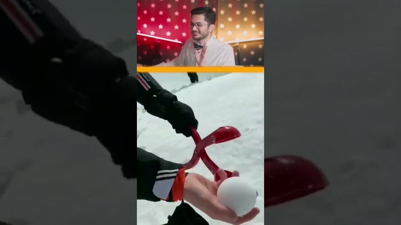 Bu aletle kar topu yapmak çok kolay