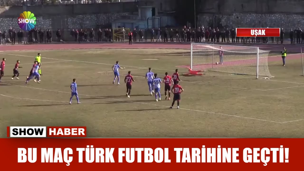 Bu maç Türk futbol tarihine geçti!