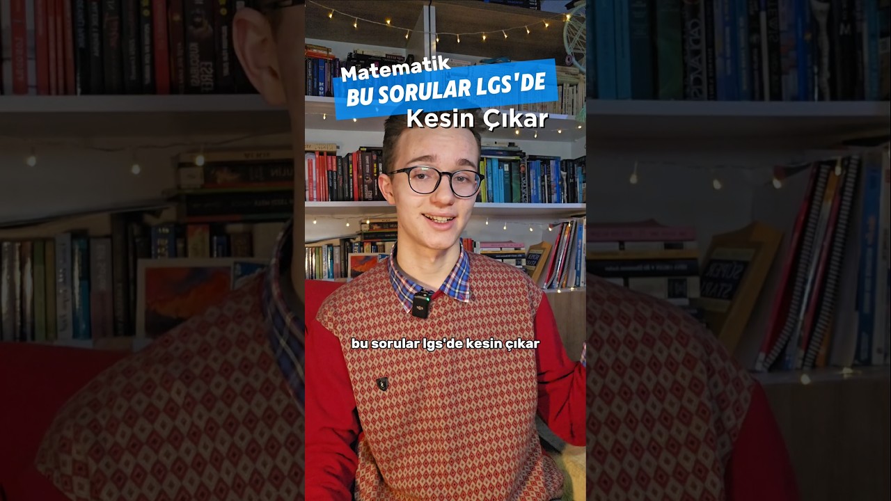 Bu MATEMATİK Soruları LGS'de Kesin Çıkar! #lgs #tavsiye #ardaşentürk #meb