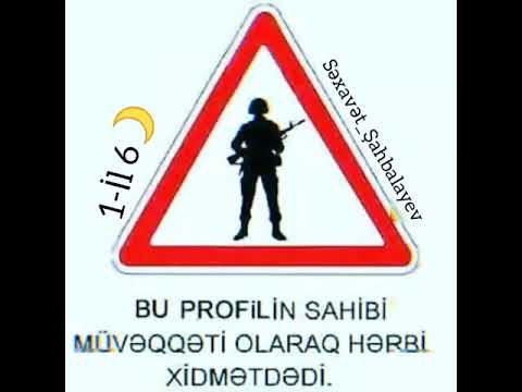 Bu Profilin Sahibi Müvəqqəti Olarağ Hərbi Xidməttdədi!😇😌