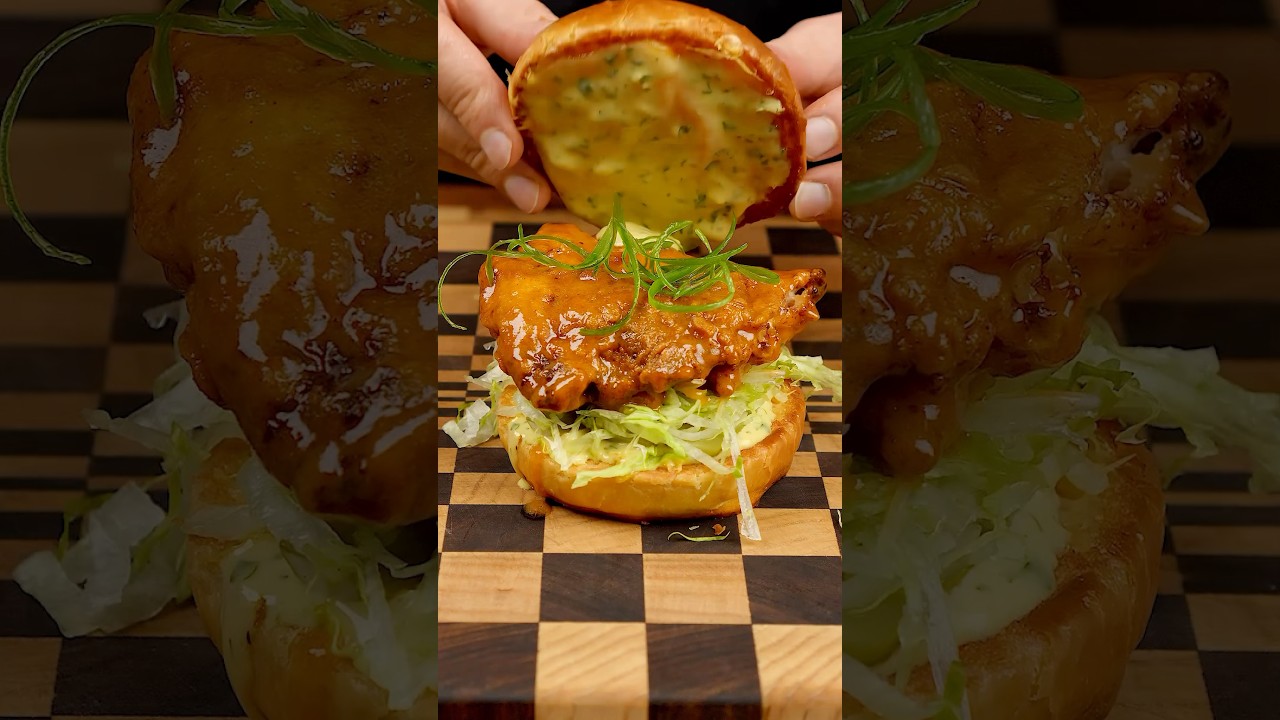 BU SIRADIŞI HAMBURGER EKMEĞİNİ ÇITIR TAVUKLA TAÇLANDIRIYORUZ 🌝🐓🥪