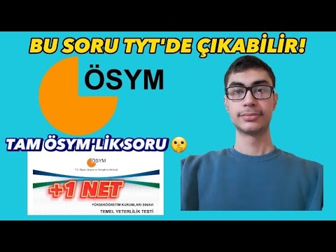 Bu Soru TYT'DE Çıkabilir! Tam ÖSYM'LİK Soru 🤫 #tyt #yks #ayt
