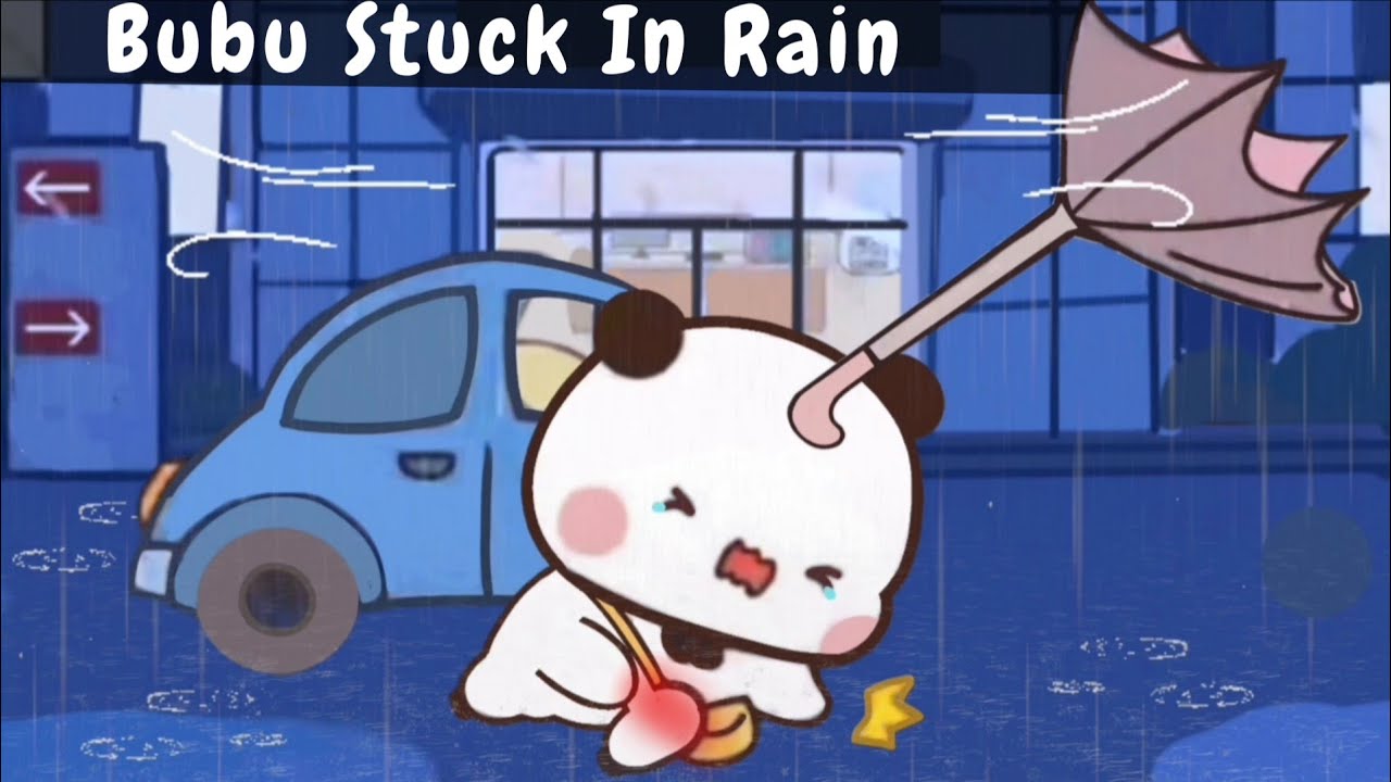 Bubu got STUCK in the Heavy Rain⛈️🌪️ |Will Dudu be able to rescue her??| |Bubuanddudu|