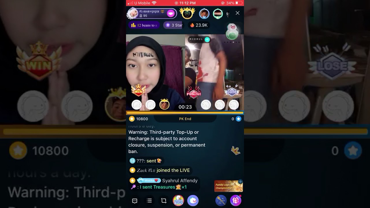 budak bigo kalah kena punishment 😂 ..steady bro #bigolive #tiktok #viral#thaidance#lisablackpink