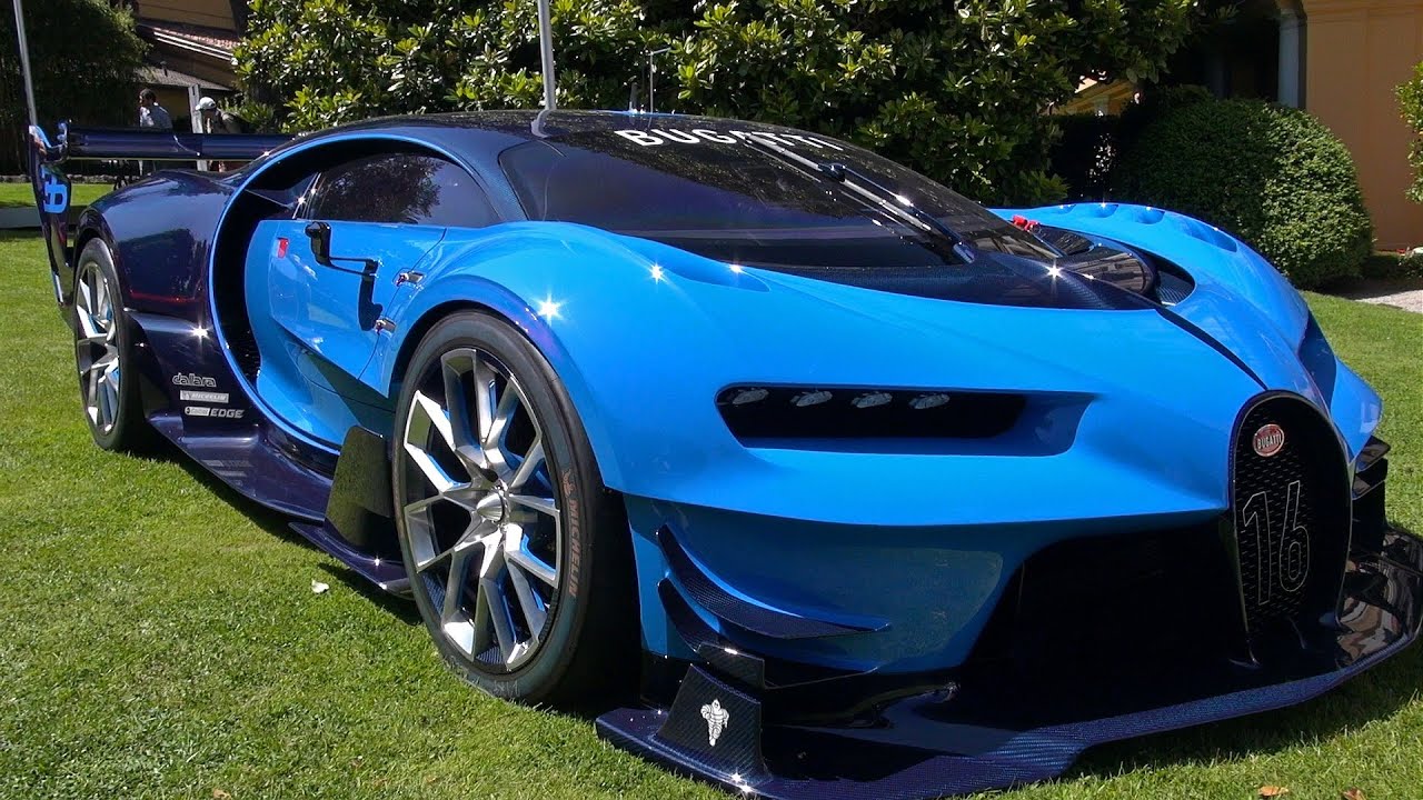 Bugatti Vision GT SOUND - Quad-Turbo W16 Engine Start Up & Revs!