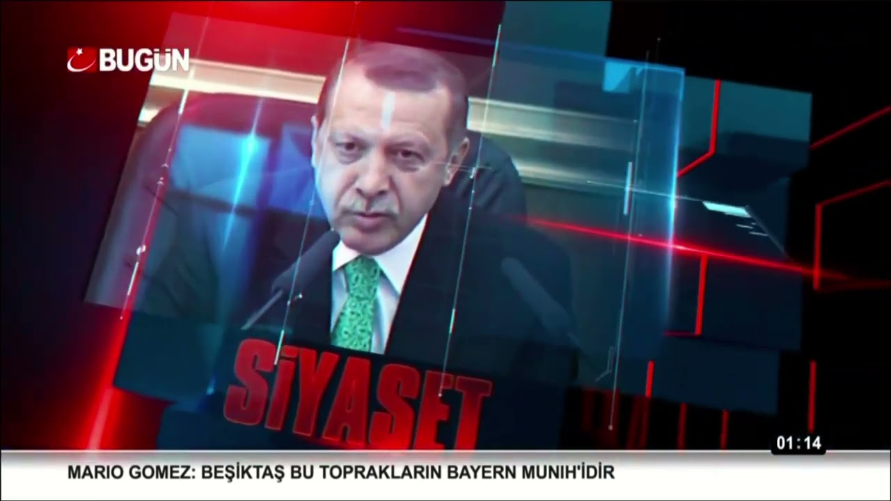 Bugün TV - Haber 01 Çıkış - Genel İzleyici - Merkez Siyaset Jeneriği