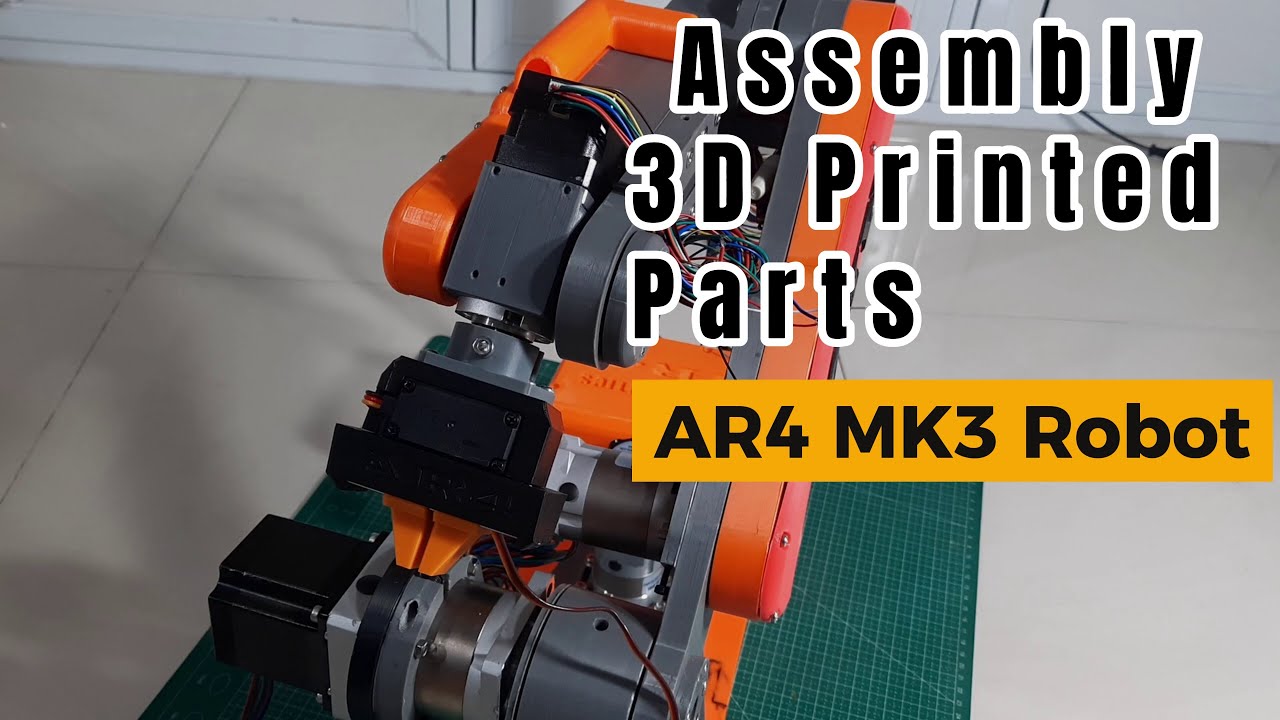 Build AR4 MK3 Arm Robot - Part 1: Mechanical Assembly (Fully 3D Printed)