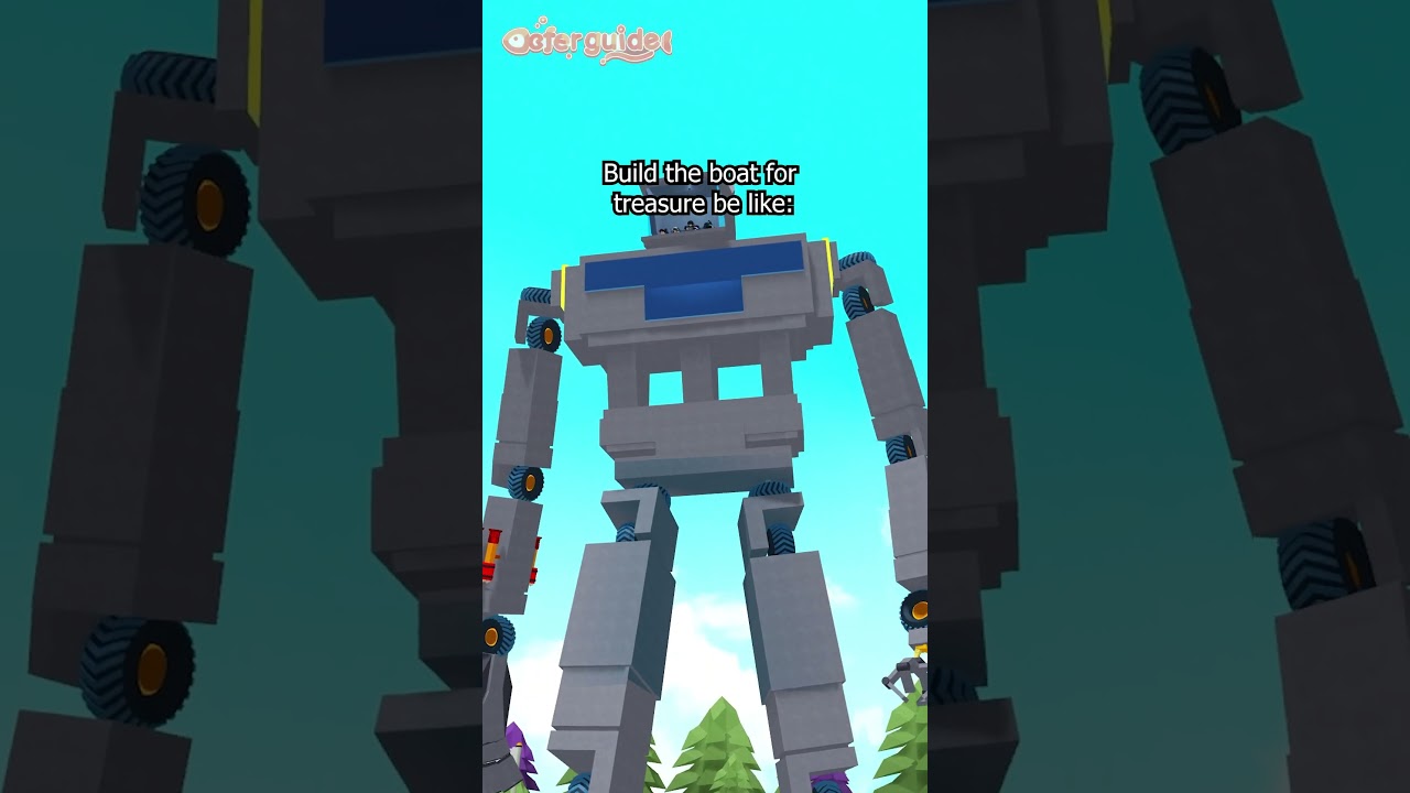 Build the boat for treasure #shorts #short #roblox #funny #robloxmemes #Goldfishiess