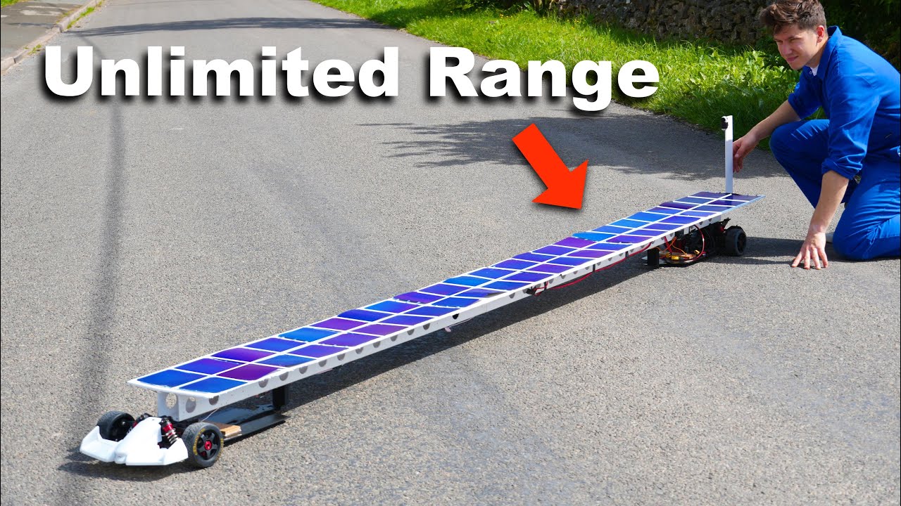 Building a 100% SOLAR RC Car