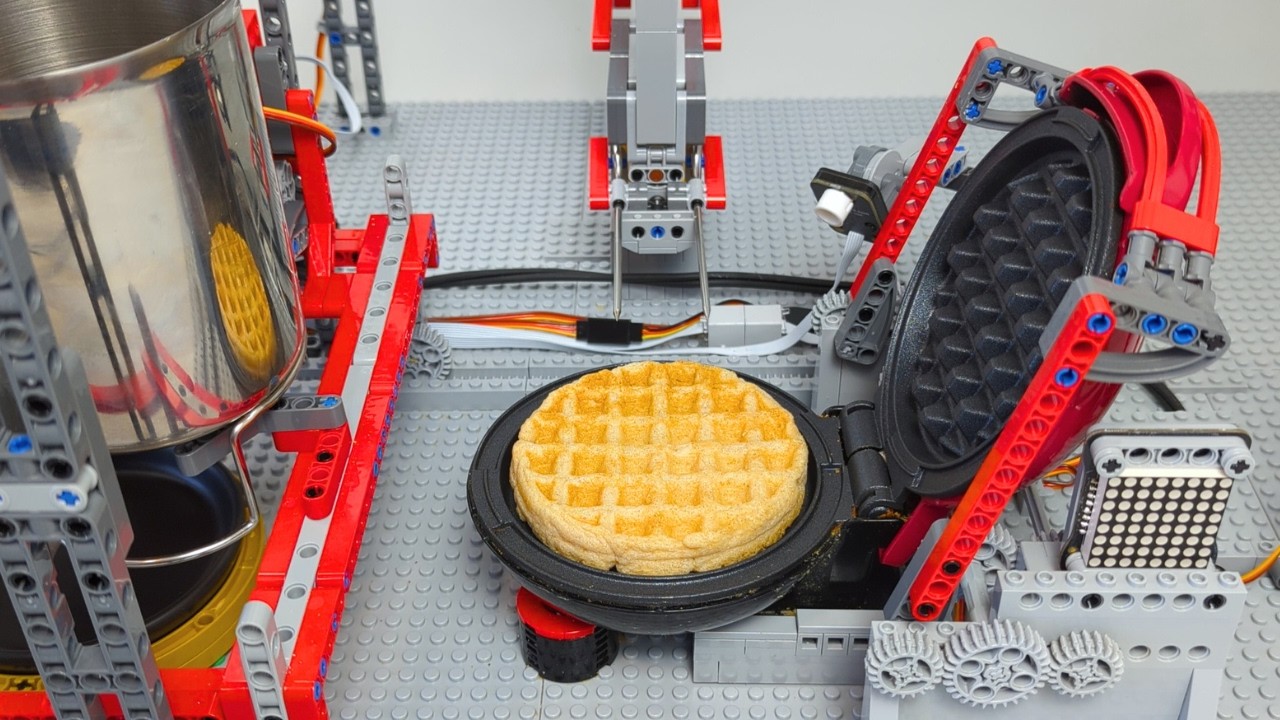 Building a LEGO Waffle Factory...