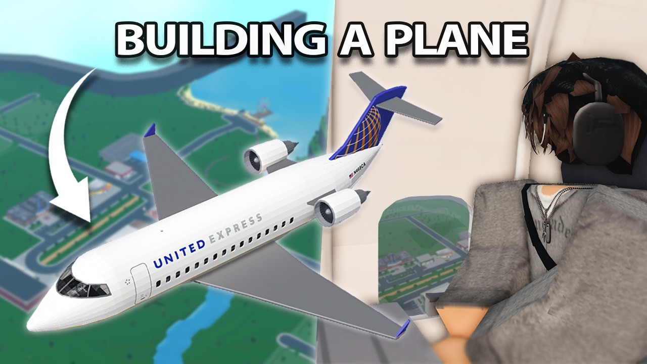 building a REALISTIC PLANE in BLOXBURG ($750K)