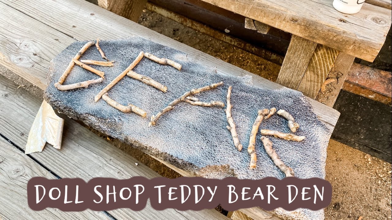 BUILDING A TEDDY BEAR DEN AT THE DOLL SHOP | VIRTUAL DOLL CONVENTION