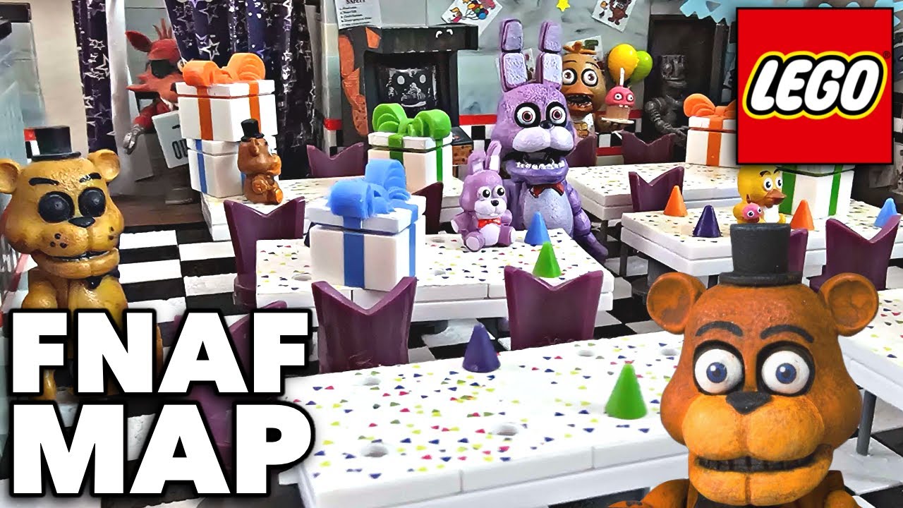 Building the Fnaf Map with McFarlane Legos - 2023 Fnaf Unboxing Review