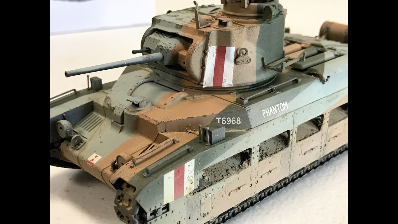 Building the Tamiya 1/35 Matilda infantry tank plastic model