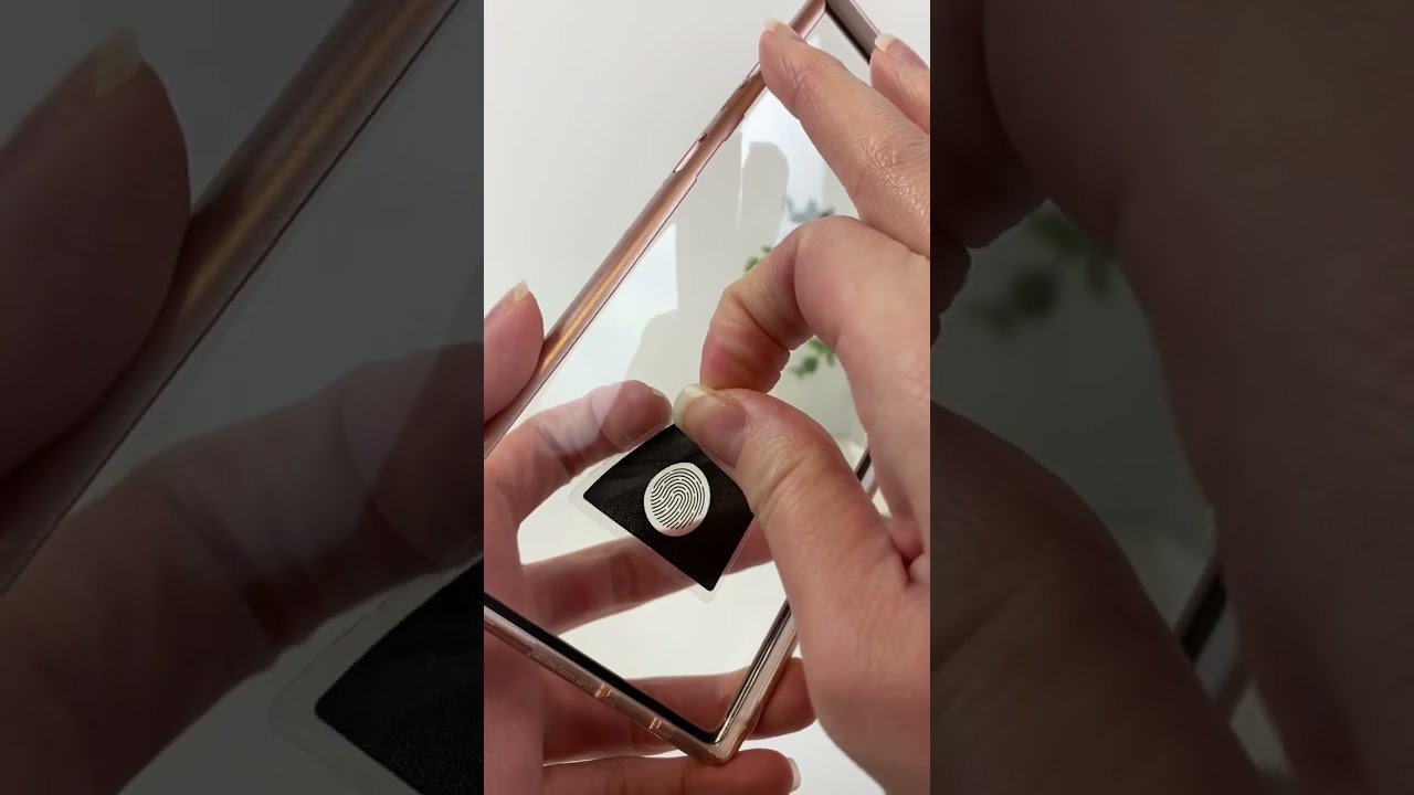 Built-in #screenprotector works with fingerprint ID 👏 #prettytough #samsung #s23 #s23ultra #asmr