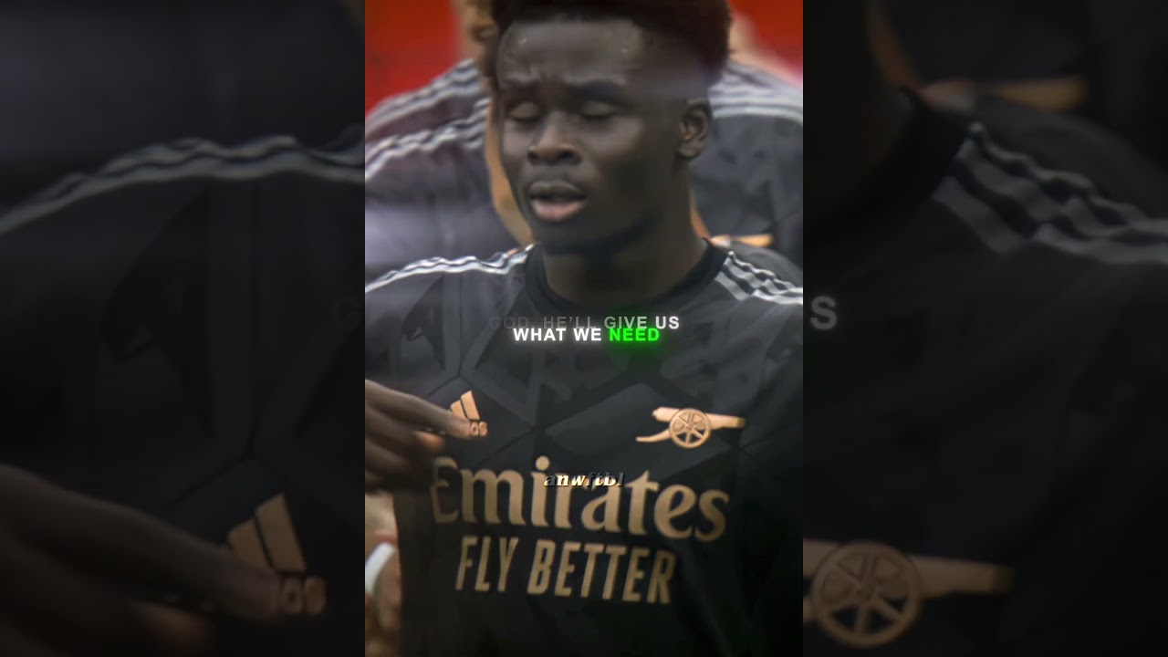 Bukayo Saka x God ✝️✨ | song: Kanye West - On Sight (chorus) 🎤 | #arsenal • #edit • #viral