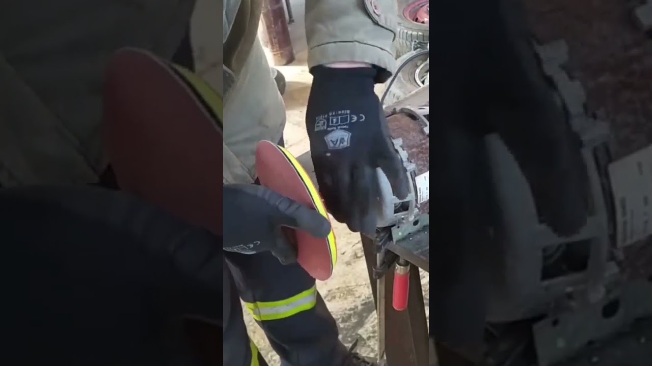 BULAŞIK MAKİNESİ MOTORU İLE BAKIN NE YAPTIK - ZIMPARA MAKİNESİ YAPIMI