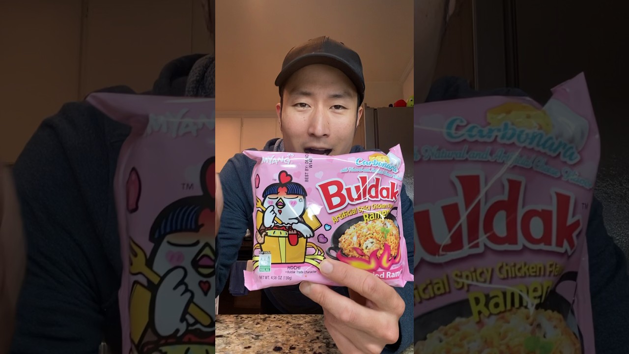 Buldak Carbonara Instant Ramen 🍜