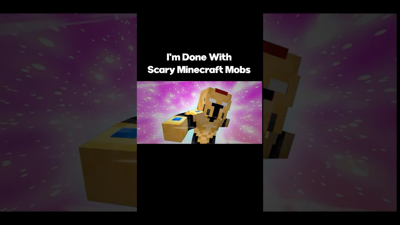 Bullying Scary Mobs In Minecraft, The SILHOUETTE #minecraft #minecraftmemes