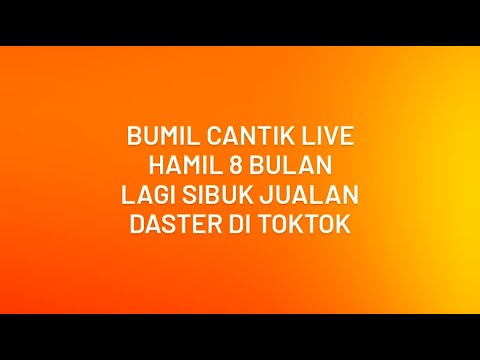 Bumil Cantik Live || Hamil 8 Bulan Lagi Sibuk Jualan Daster