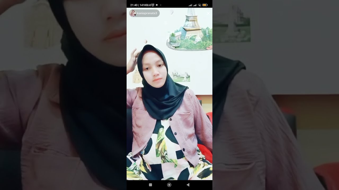 Bumil hijab cantik live tiktok || vid 083