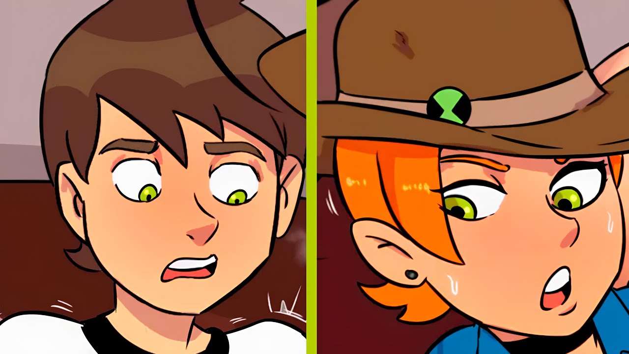 Bumpy Ride of Gwen on Ben's Knees! | Ben10 Comic Dub