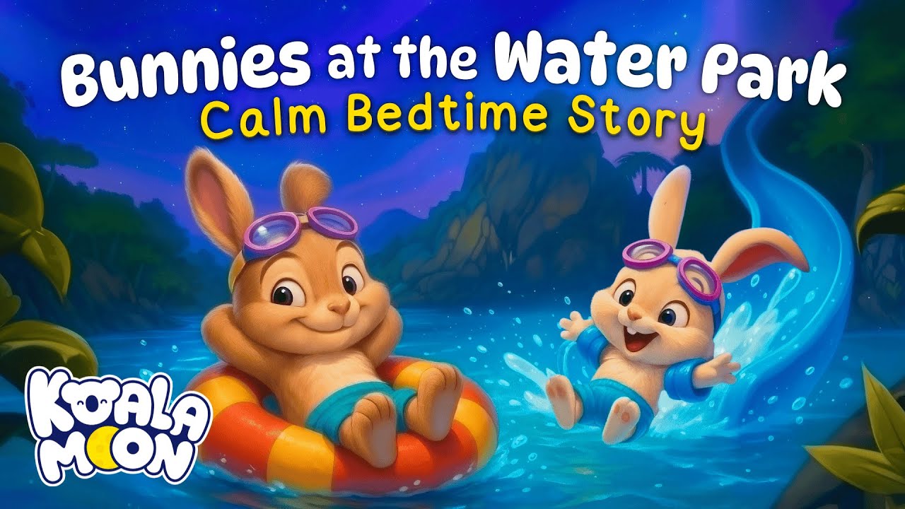Bunnies at the Water Park 🐰💤 COZY Bedtime Stories for Sweet Dreams | Calm Kids Sleepy Story