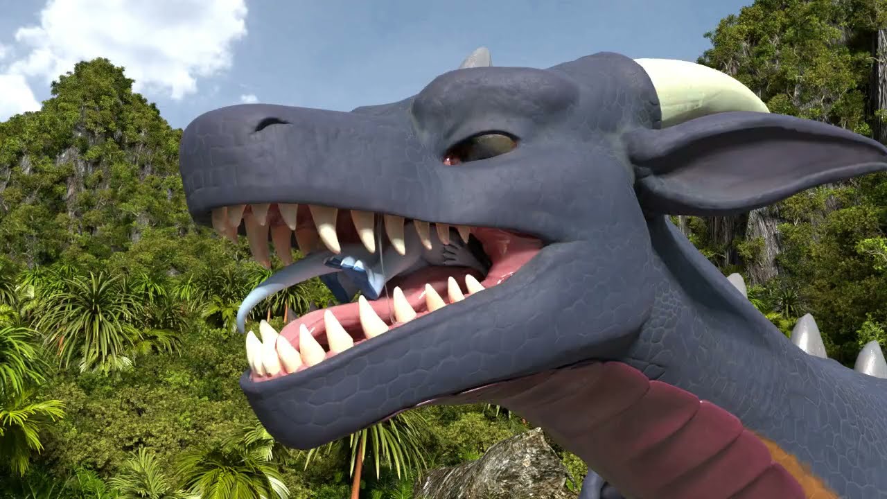 Bunsen Dragon Swallows Sera [Vore]