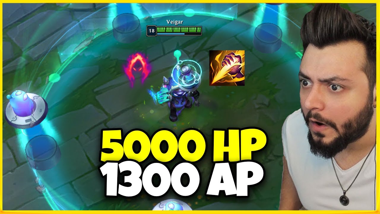 Bunu Siz İstediniz 😈 Tank Veigar Jungle  Ama 1300 Ap