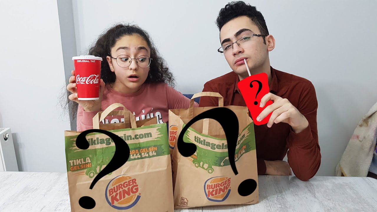 BURGER KING KUTUDAN NE ÇIKACAK CHALLENGE !!!