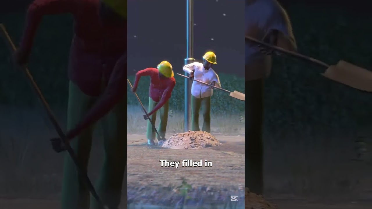 BURIED Alive by road workers 😢