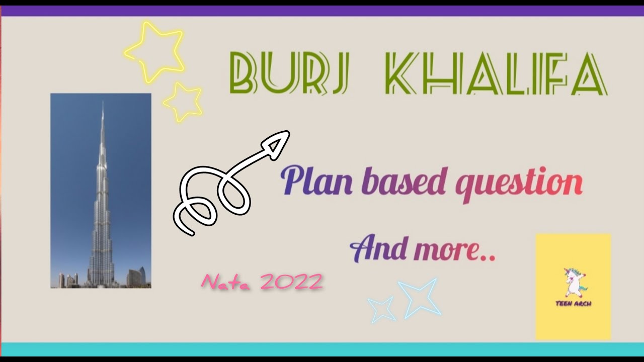 Burj Kalifa | Plan based question |General knowledge | NATA | Architecture | Teen Arch
